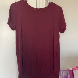 Maroon short sleeve